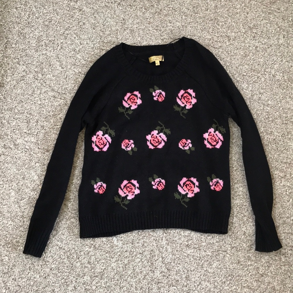 Floral Sweater